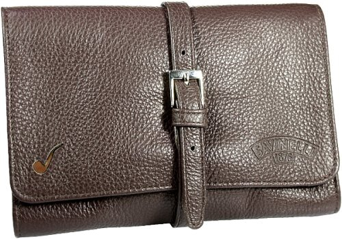 Savinelli Pfeifentasche Braun Leder 4er Savinelli Pfeifentasche Braun Leder 4er