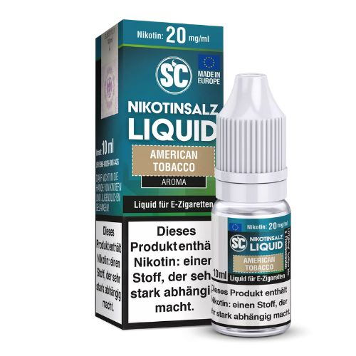 SC Nikotinsalz Liquid American Tobacco 20mg SC Nikotinsalz Liquid American Tobacco 20mg