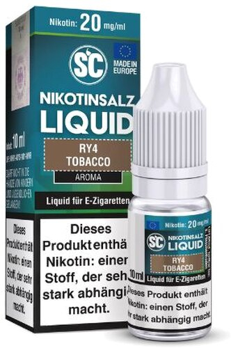 SC Nikotinsalz Liquid RY4 Tobacco 20mg