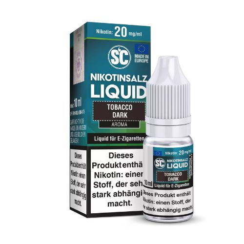 SC Nikotinsalz Liquid Tobacco Dark 20mg SC Nikotinsalz Liquid Tobacco Dark 20mg