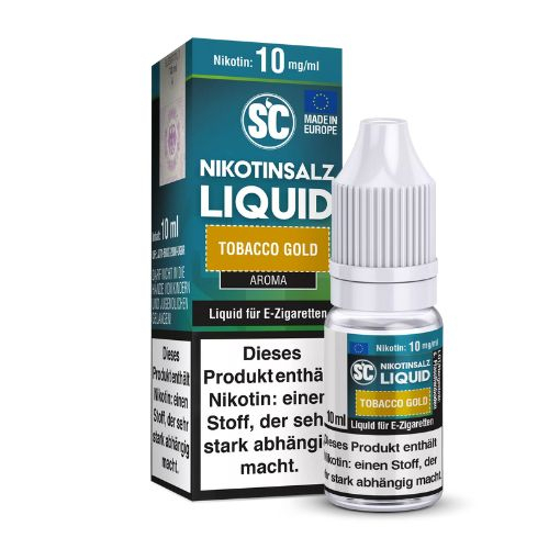 SC Nikotinsalz Liquid Tobacco Gold 10mg SC Nikotinsalz Liquid Tobacco Gold 10mg