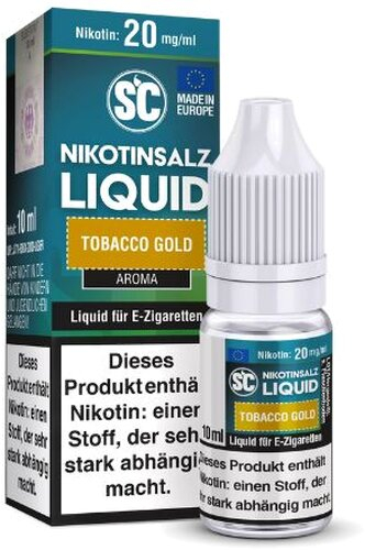 SC Nikotinsalz Liquid Tobacco Gold 20mg