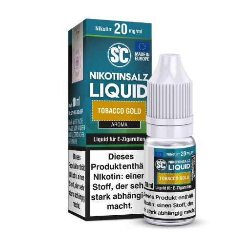 SC Nikotinsalz Liquid Tobacco Gold 20mg SC Nikotinsalz Liquid Tobacco Gold 20mg