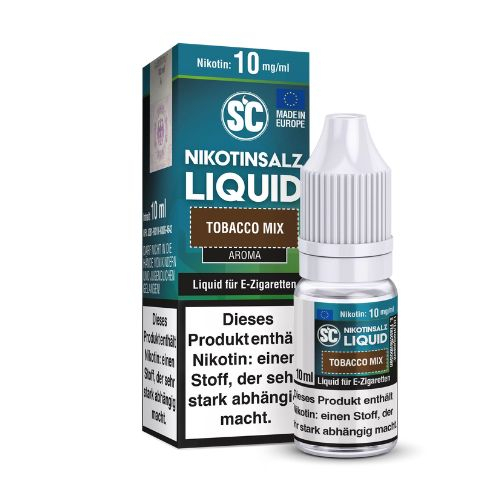 SC Nikotinsalz Liquid Tobacco Mix 10mg SC Nikotinsalz Liquid Tobacco Mix 10mg