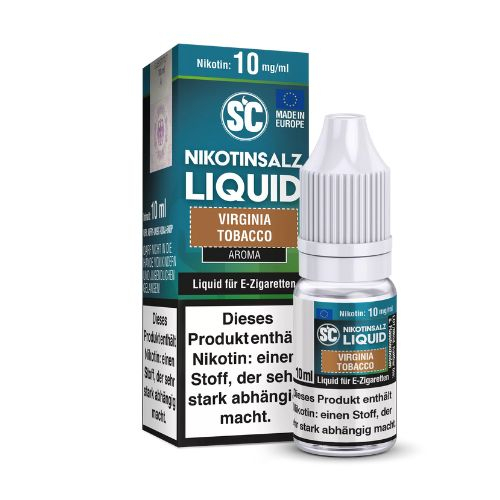 SC Nikotinsalz Liquid Virginia Tobacco 10mg SC Nikotinsalz Liquid Virginia Tobacco 10mg