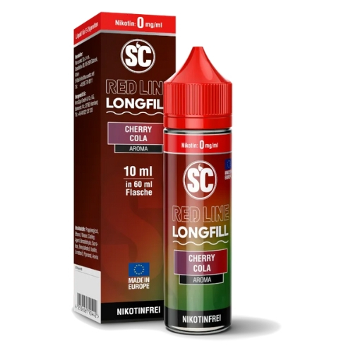 SC Red Line Longfill Cherry Cola Aroma 10ml SC Red Line Longfill Cherry Cola Aroma 10ml