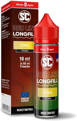 SC Red Line Longfill Citrus Aroma 10ml SC Red Line Longfill Citrus Aroma 10ml
