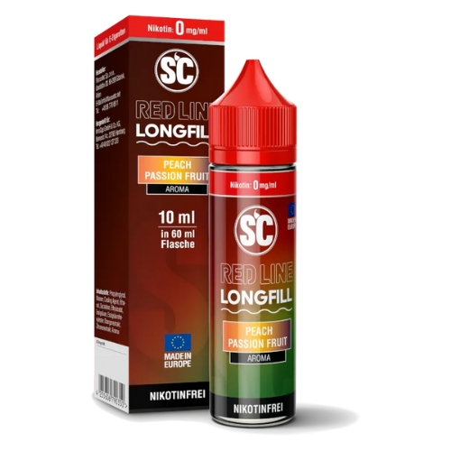 SC Red Line Longfill Peach Passion Fruit Aroma 10ml SC Red Line Longfill Peach Passion Fruit Aroma 10ml