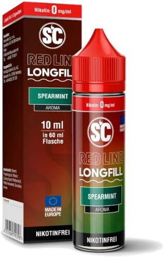 SC Red Line Longfill Spearmint Aroma 10ml SC Red Line Longfill Spearmint Aroma 10ml