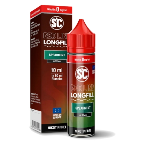 SC Red Line Longfill Spearmint Aroma 10ml SC Red Line Longfill Spearmint Aroma 10ml