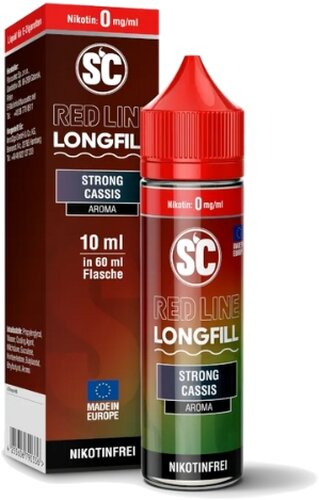 SC Red Line Longfill Strong Cassis Aroma 10ml SC Red Line Longfill Strong Cassis Aroma 10ml