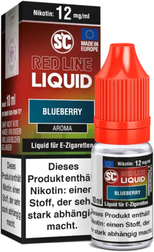 SC Red Line Nikotin Liquid Blueberry 12mg