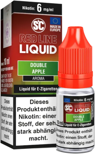 SC Red Line Nikotin Liquid Double Apple 6mg