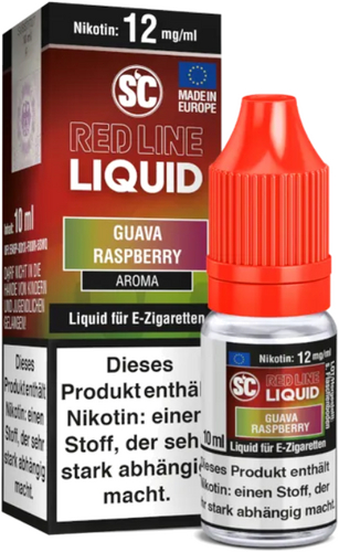 SC Red Line Nikotin Liquid Guava Raspberry 12mg