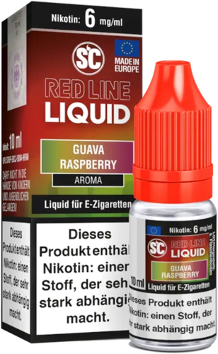 SC Red Line Nikotin Liquid Guava Raspberry 6mg