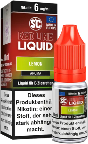 SC Red Line Nikotin Liquid Lemon 6mg