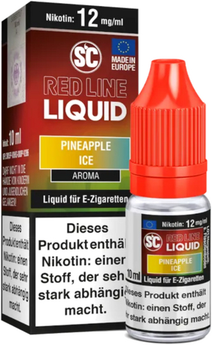 SC Red Line Nikotin Liquid Pineapple Ice 12mg