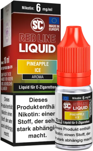 SC Red Line Nikotin Liquid Pineapple Ice 6mg