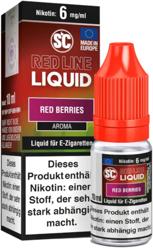 SC Red Line Nikotin Liquid Red Berries 6mg