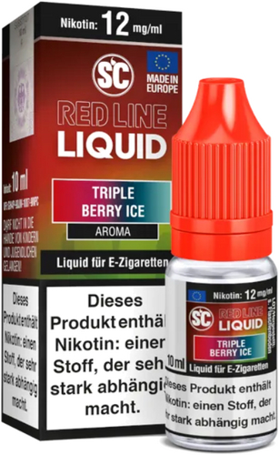 SC Red Line Nikotin Liquid Triple Berry Ice 12mg