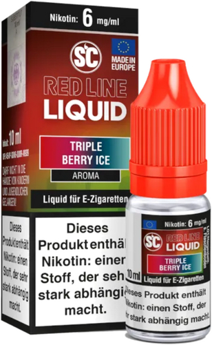 SC Red Line Nikotin Liquid Triple Berry Ice 6mg