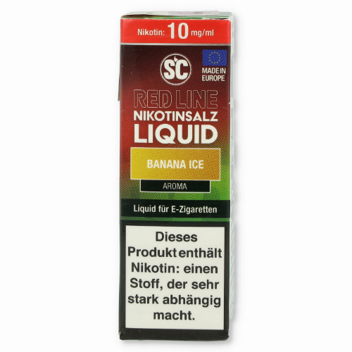 SC Red Line Nikotinsalz Liquid Banana Ice 10mg SC Red Line Nikotinsalz Liquid Banana Ice 10mg