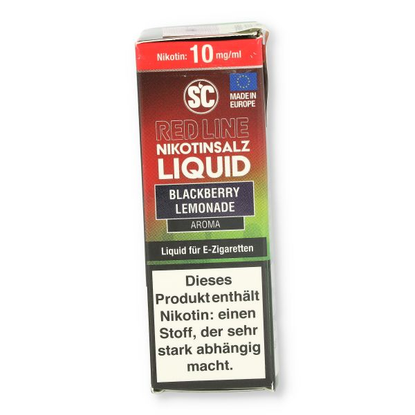 SC Red Line Nikotinsalz Liquid Blackberry Lemonade 10mg