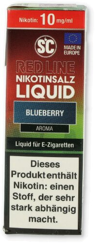 SC Red Line Nikotinsalz Liquid Blueberry 10mg