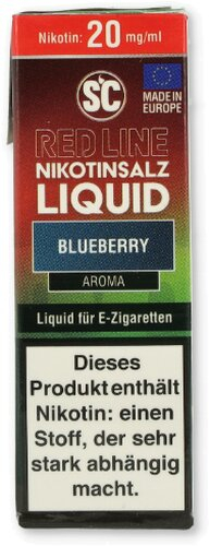 SC Red Line Nikotinsalz Liquid Blueberry 20mg