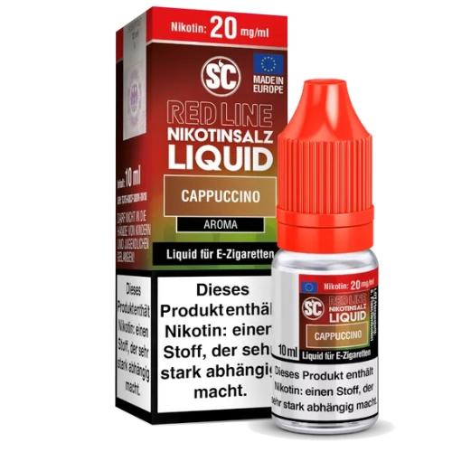 SC Red Line Nikotinsalz Liquid Cappuccino 20mg SC Red Line Nikotinsalz Liquid Cappuccino 20mg