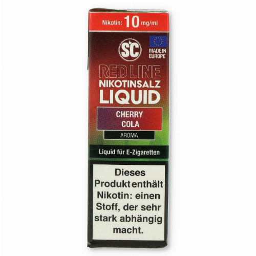 SC Red Line Nikotinsalz Liquid Cherry Cola 10mg SC Red Line Nikotinsalz Liquid Cherry Cola 10mg