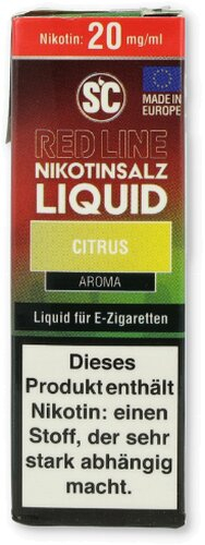 SC Red Line Nikotinsalz Liquid Citrus 20mg