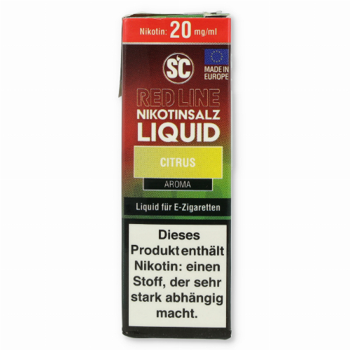 SC Red Line Nikotinsalz Liquid Citrus 20mg SC Red Line Nikotinsalz Liquid Citrus 20mg
