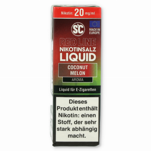 SC Red Line Nikotinsalz Liquid Coconut Melon 20mg SC Red Line Nikotinsalz Liquid Coconut Melon 20mg
