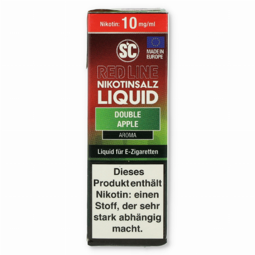 SC Red Line Nikotinsalz Liquid Double Apple 10mg SC Red Line Nikotinsalz Liquid Double Apple 10mg