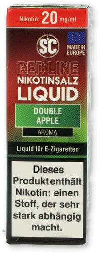 SC Red Line Nikotinsalz Liquid Double Apple 20mg