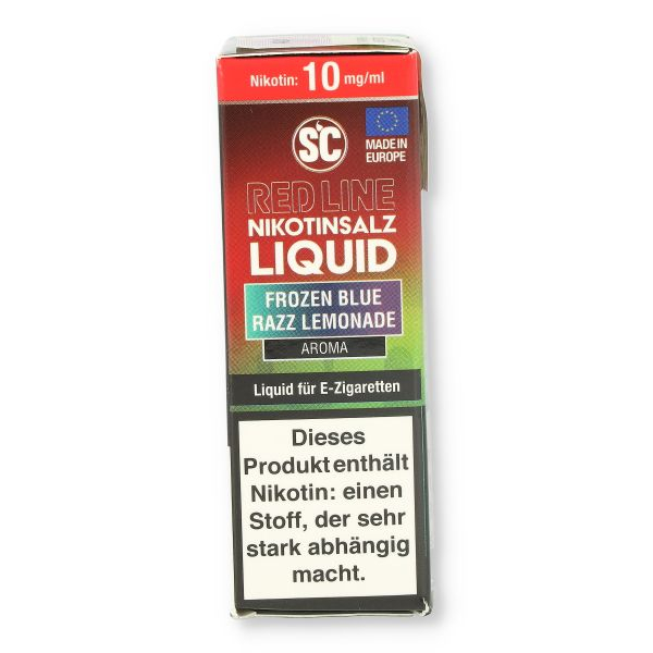 SC Red Line Nikotinsalz Liquid Frozen Blue Razz Lemonade 10mg