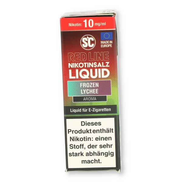 SC Red Line Nikotinsalz Liquid Frozen Lychee 10mg