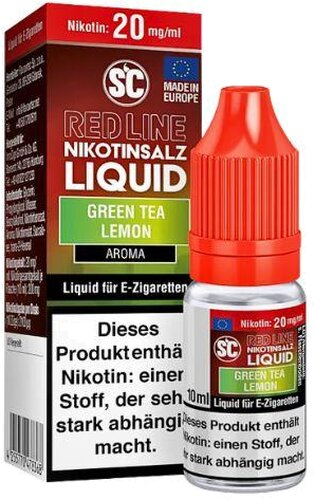 SC Red Line Nikotinsalz Liquid Green Tea Lemon 20mg