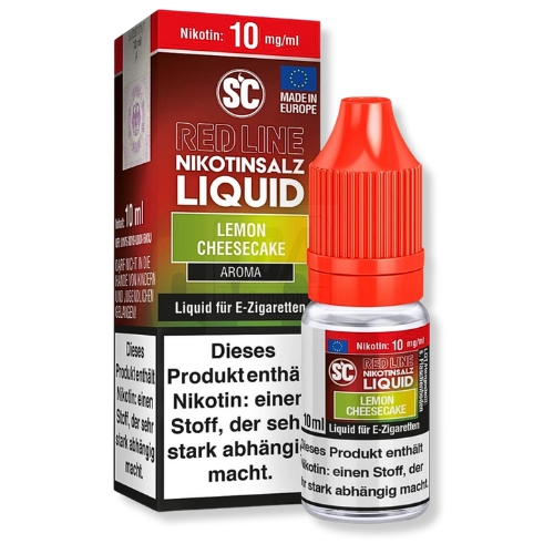SC Red Line Nikotinsalz Liquid Lemon Cheesecake 10mg