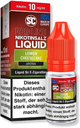 SC Red Line Nikotinsalz Liquid Lemon Cheesecake 10mg
