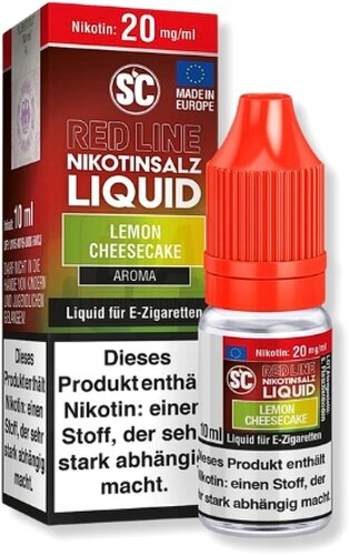 SC Red Line Nikotinsalz Liquid Lemon Cheesecake 20mg