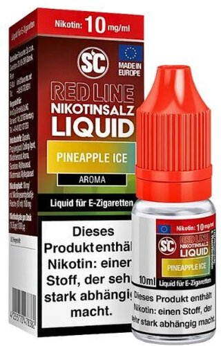 SC Red Line Nikotinsalz Liquid Pineapple Ice 10mg