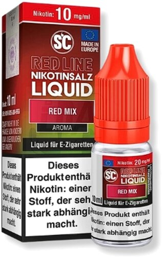SC Red Line Nikotinsalz Liquid Red Mix 10mg SC Red Line Nikotinsalz Liquid Red Mix 10mg