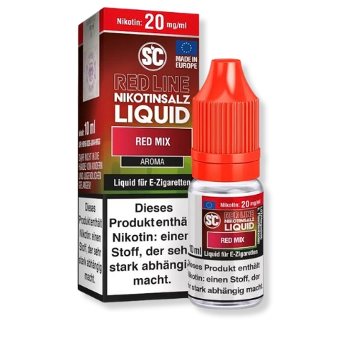 SC Red Line Nikotinsalz Liquid Red Mix 20mg SC Red Line Nikotinsalz Liquid Red Mix 20mg