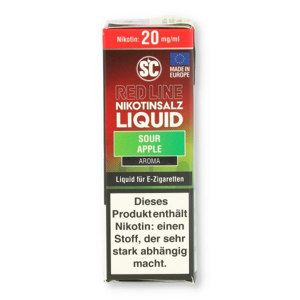 SC Red Line Nikotinsalz Liquid Sour Apple 20mg