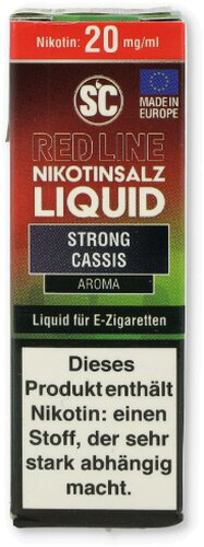 SC Red Line Nikotinsalz Liquid Strong Cassis 20mg SC Red Line Nikotinsalz Liquid Strong Cassis 20mg