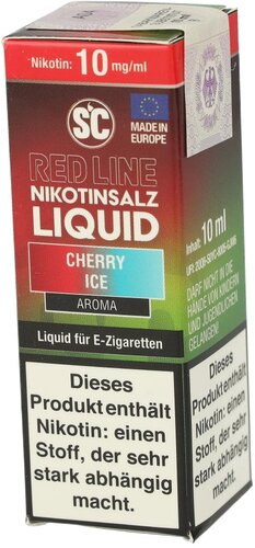 SC Red Line Nikotinsalzliquid Cherry Ice 10mg SC Red Line Nikotinsalzliquid Cherry Ice 10mg