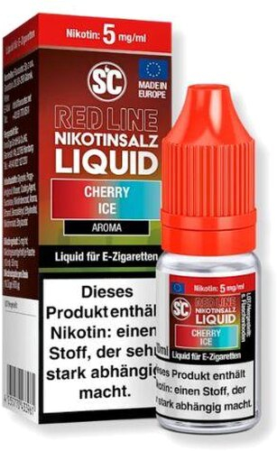 SC Red Line Nikotinsalzliquid Cherry Ice 5mg