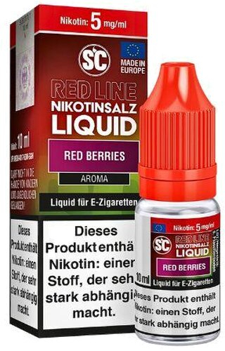SC Red Line Nikotinsalzliquid Red Berries 5mg SC Red Line Nikotinsalzliquid Red Berries 5mg